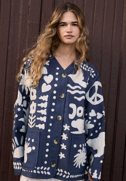 Jacket Se 1589 Maggie Suzani Navy-Peace