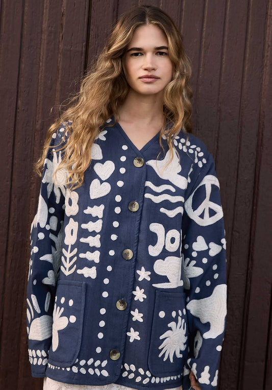Jacket Se 1589 Maggie Suzani Navy-Peace