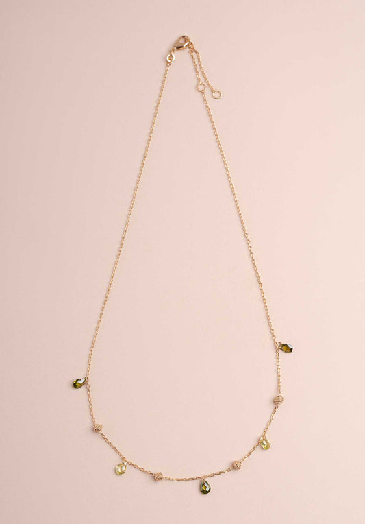 Les Cleias | Drops Necklace in Gold - Liquid Teardrop Pendant
