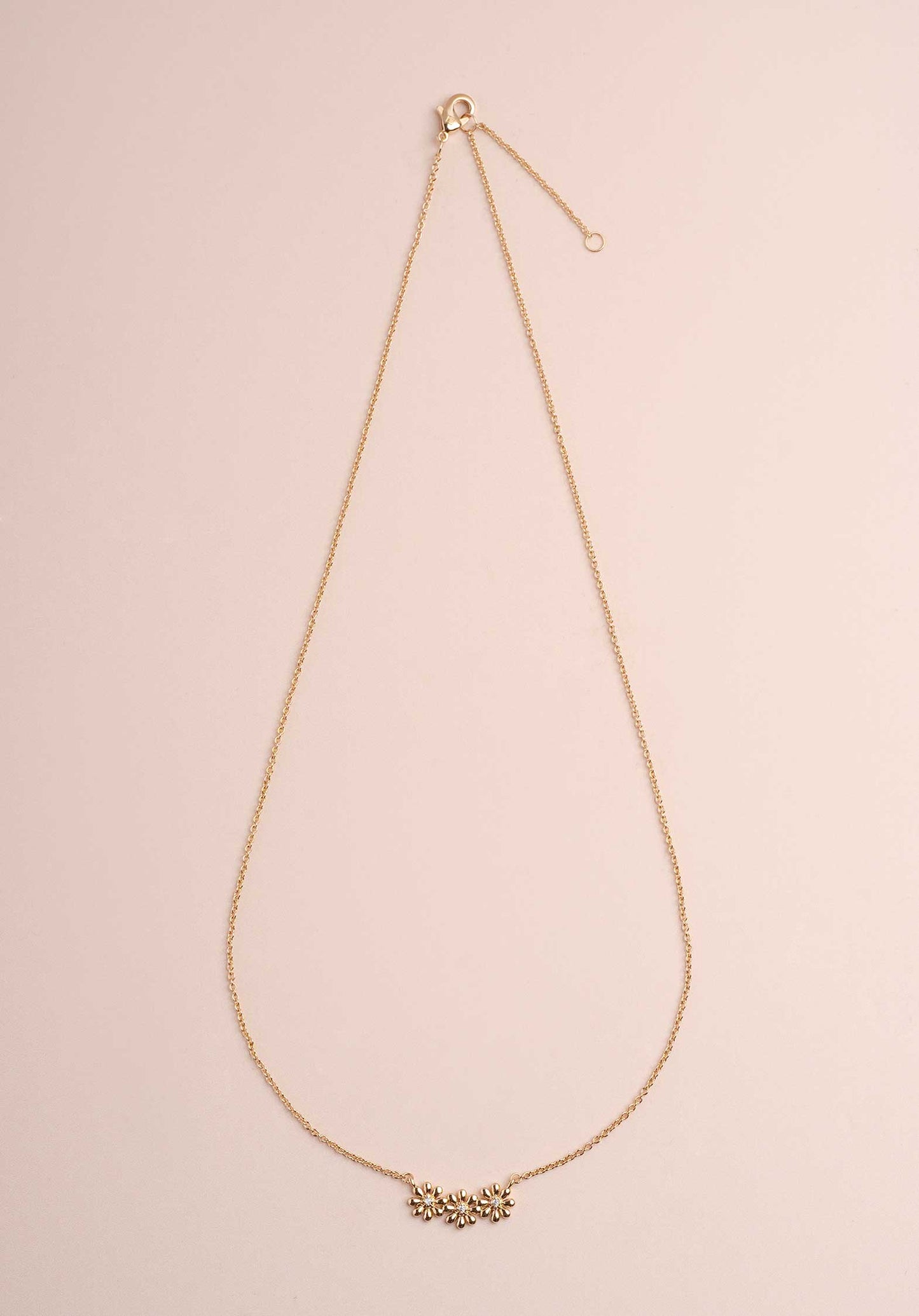 Necklace 3 Flow Necklace Gold