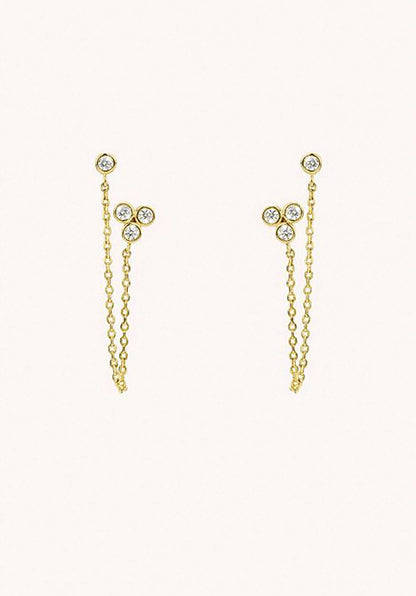 Earrings Bo-184g Metal