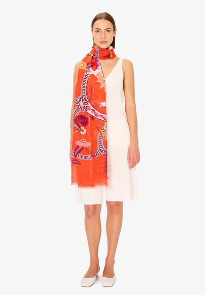 Scarf Et211di65 Orangeade