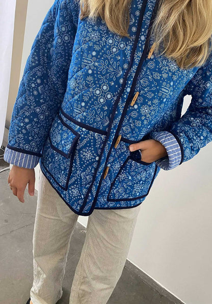 Jacket Se 1470 Adriane Jacket Blue-Flower