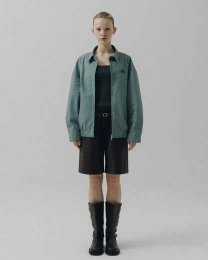 ATELIER EDITION | Wide-Leg Bermuda Shorts - Brown Wool Blend