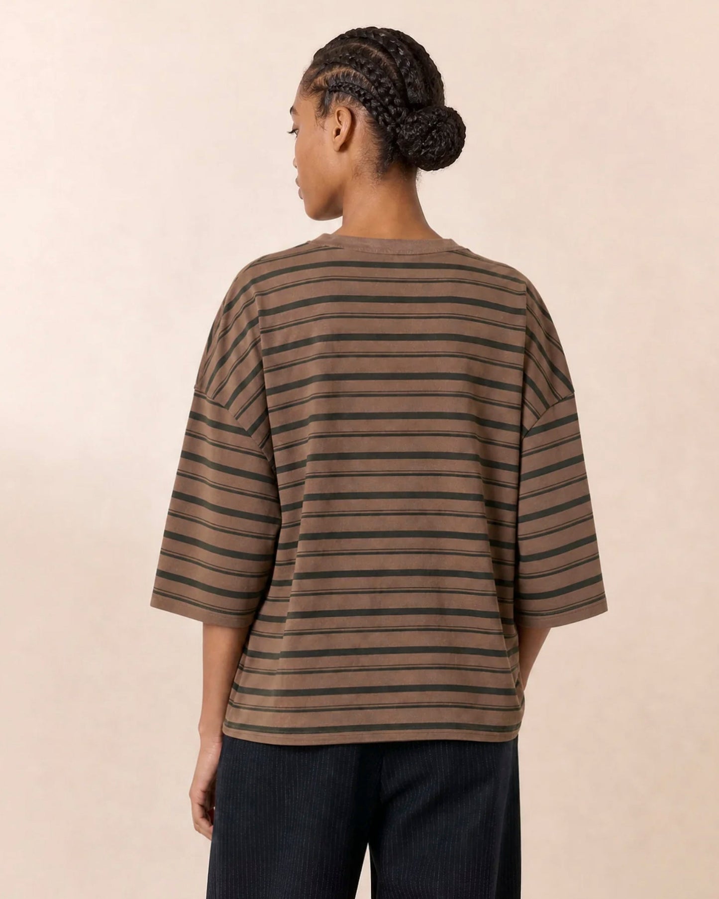 Leon & Harper | Tano Cotton T-Shirt - Stretch Jersey Grey