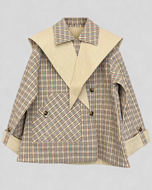 666 JERRY RE CROP TRENCH-GINGER CHECK_1 copy.JPG