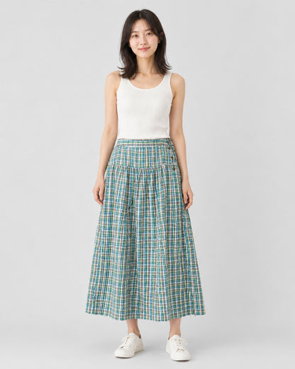 666 JOSIE MIDI SKIRT-PICNIC CHECK_4 copy.JPG