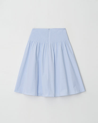 Atelier Edition | Stitch Co Asymmetric Midi Skirt - Light Blue