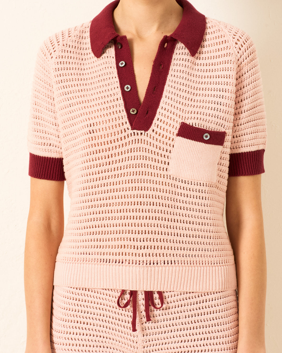 Sweatshirt Lessi Blush Croc Pink