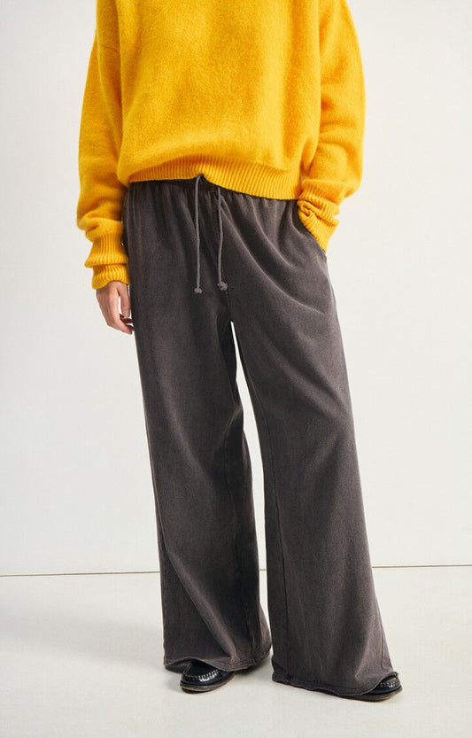 American Vintage | Wide-Leg Pant - Black Tenebre-Vintage