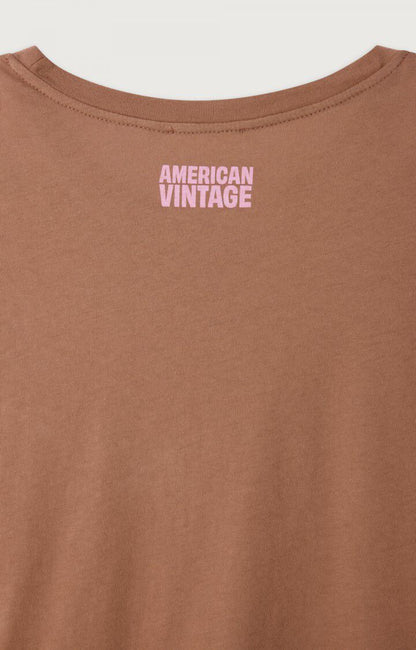 American Vintage | Chocolate Relaxed Cotton Sweatshirt