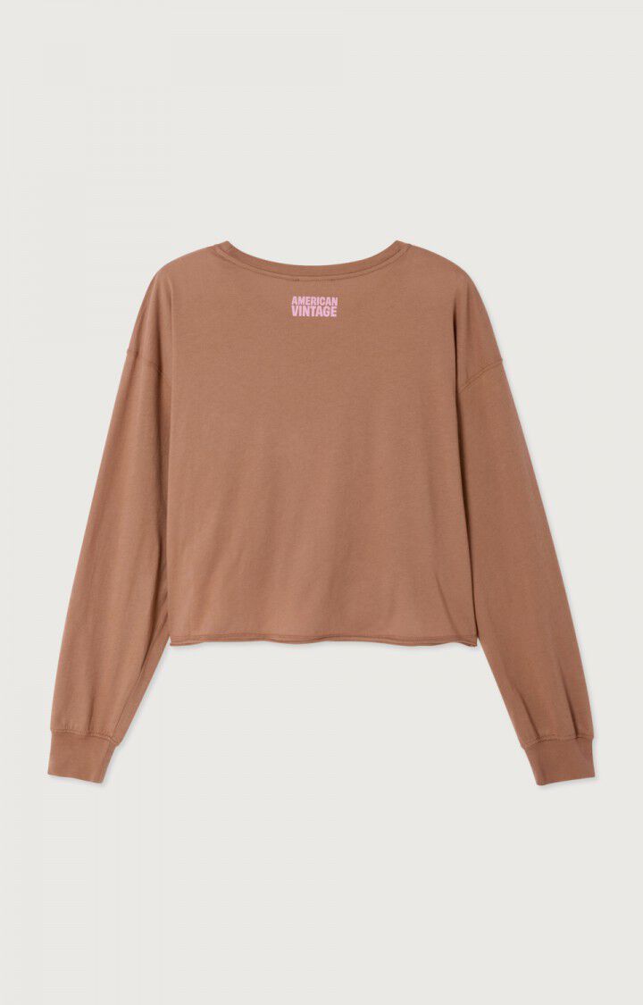 American Vintage | Chocolate Relaxed Cotton Sweatshirt