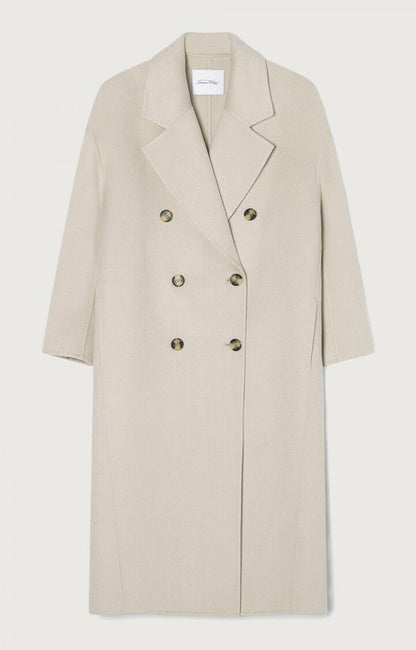American Vintage | Dadoulove Double-Breasted Coat - Greige