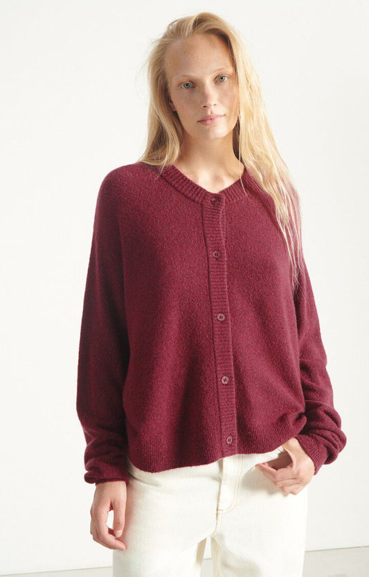 Cardigan Dam19e Raisin-Chine