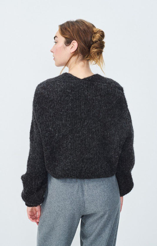 Cardigan East19a Anthracite-Chine