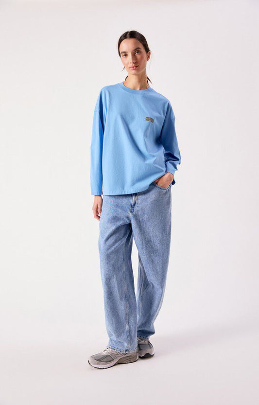 American Vintage | Oversized Cotton Sweatshirt - Brushed Softness Siberie