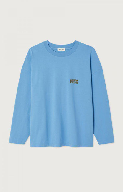 American Vintage | Oversized Cotton Sweatshirt - Brushed Softness Siberie