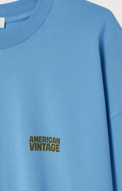 American Vintage | Oversized Cotton Sweatshirt - Brushed Softness Siberie