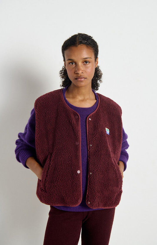 Gilet Hok16b Bordeaux-Chine