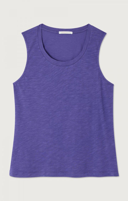 American Vintage | Poplin Tank Top in Mint Leaf - Lightweight Cotton