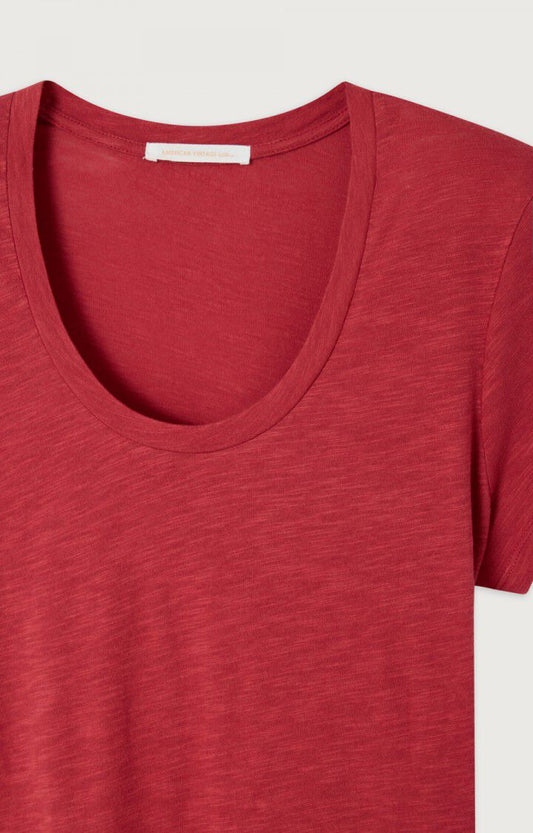 Women's T-Shirt 100 Percent Cotton Jersey - Mint Leaf Airelle-Vinta