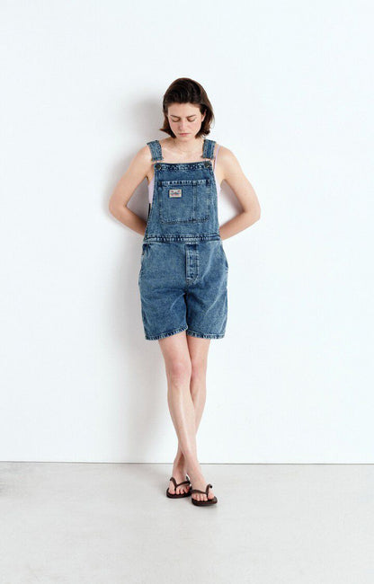 American Vintage | Denim Jumpsuit in Grey Stone