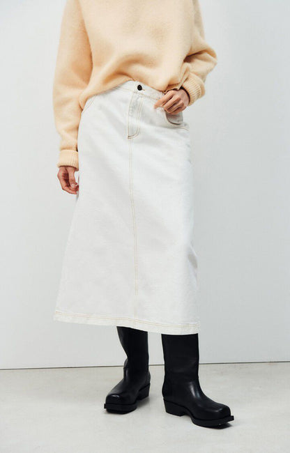 Denim Skirt Joz13a Off-White