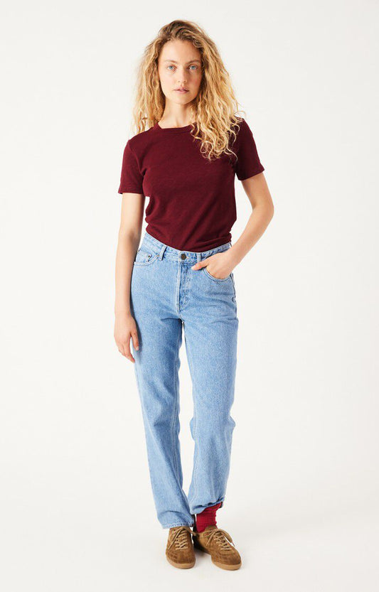 American Vintage | T-Shirt - Deep Cherry Cerisier-Vintage