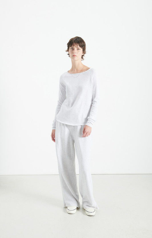 American Vintage | Boat Neck Long Sleeve T-Shirt - Soft Cotton