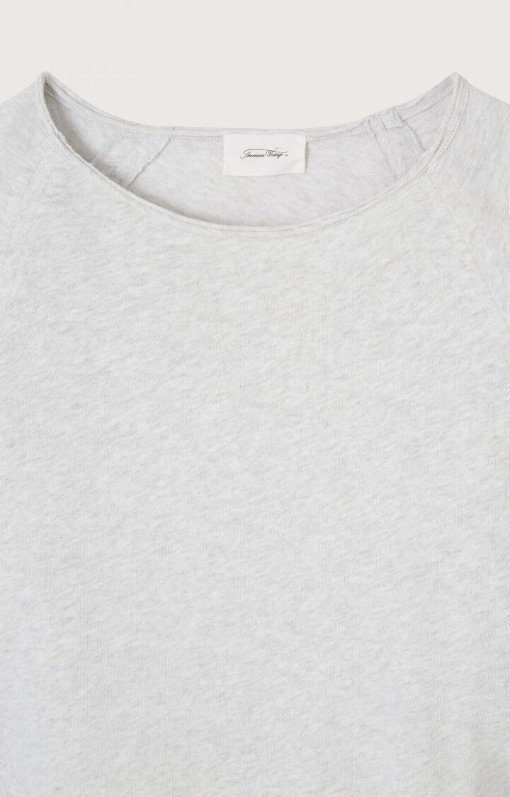 American Vintage | Boat Neck Long Sleeve T-Shirt - Soft Cotton Arctique-Chi