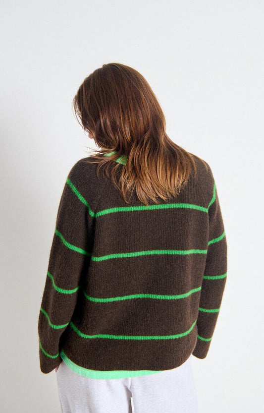 Pullover Vito18j Cafe-Chine-Rayures-T