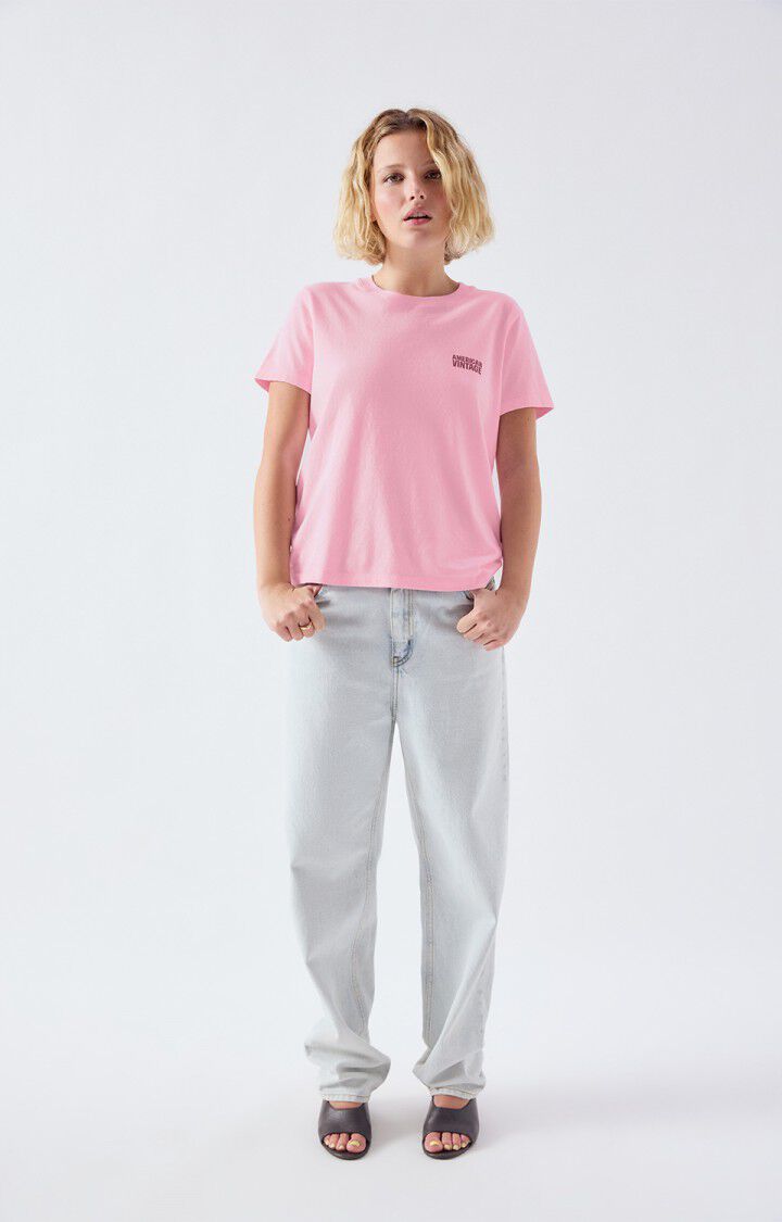 American Vintage | Yko02c Bonbon Cotton T-Shirt - Sporty Essential