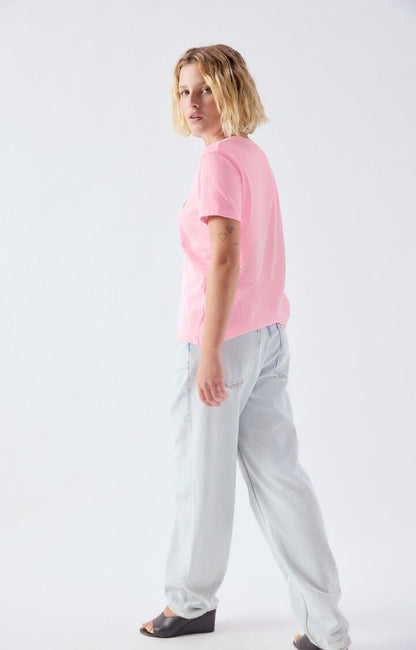 American Vintage | Yko02c Bonbon Cotton T-Shirt - Sporty Essential