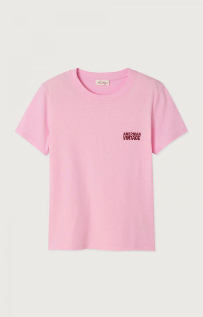 American Vintage | Yko02c Bonbon Cotton T-Shirt - Sporty Essential