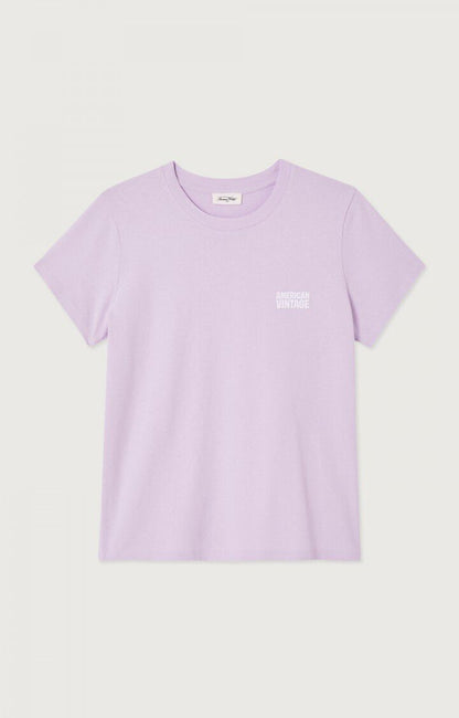 American Vintage | Ykobow Cotton Jersey Tee - Lilac Lilas