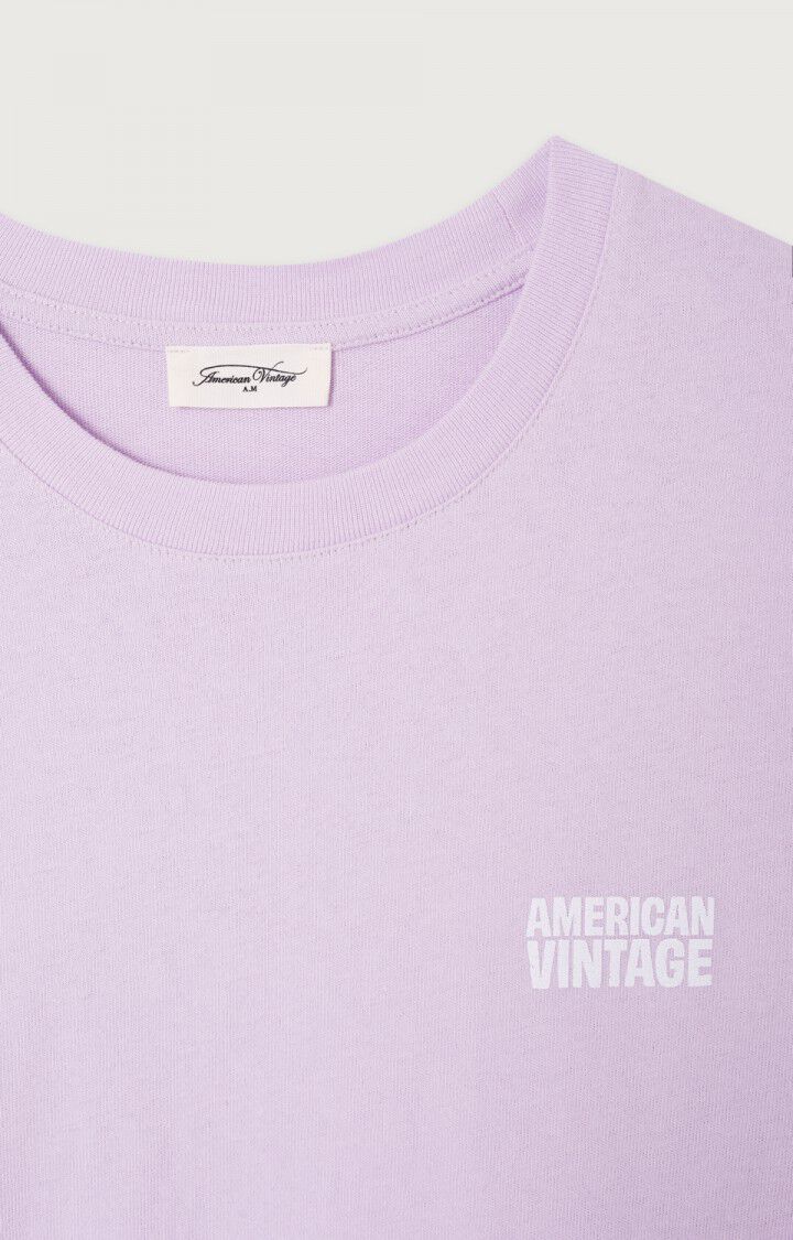 American Vintage | Ykobow Cotton Jersey Tee - Lilac Lilas