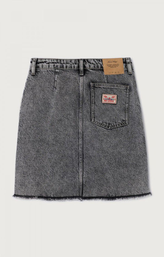 Denim Skirt Yop13e Grey-Salt-An