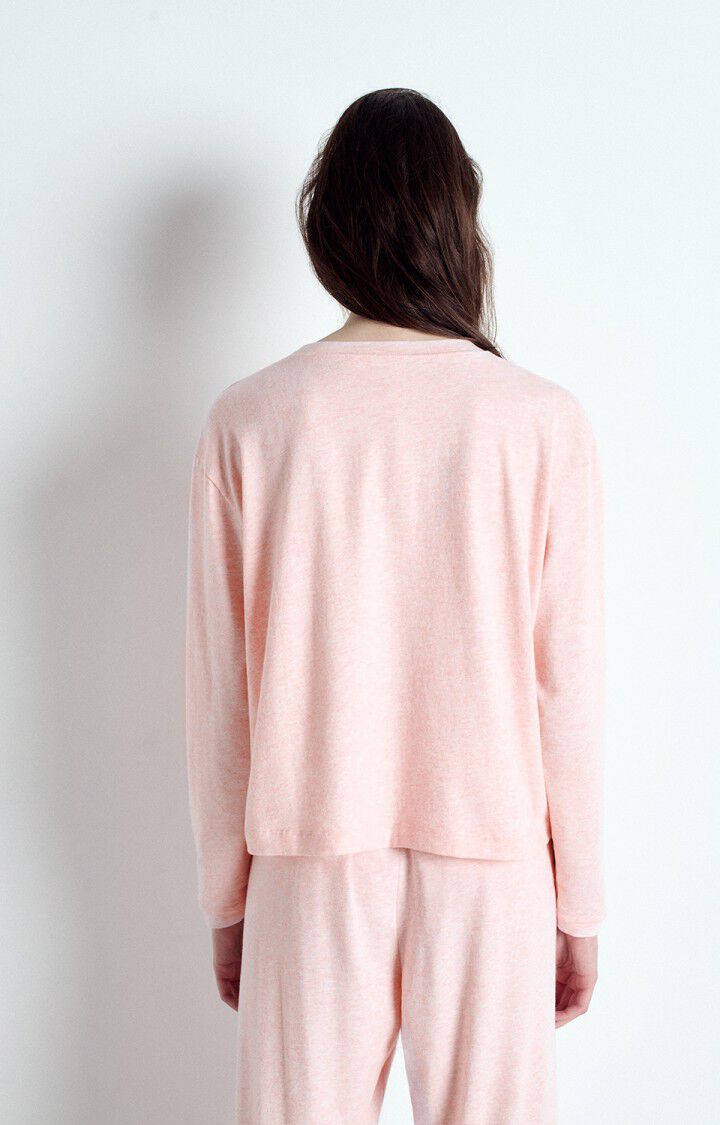 American Vintage | Oversized Boat Neck T-Shirt - Peach Skin Cotton