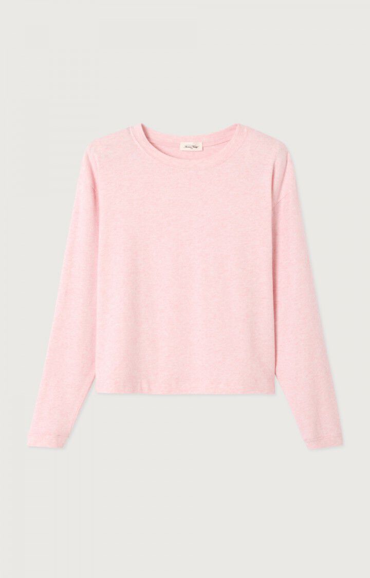 American Vintage | Oversized Boat Neck T-Shirt - Peach Skin Cotton
