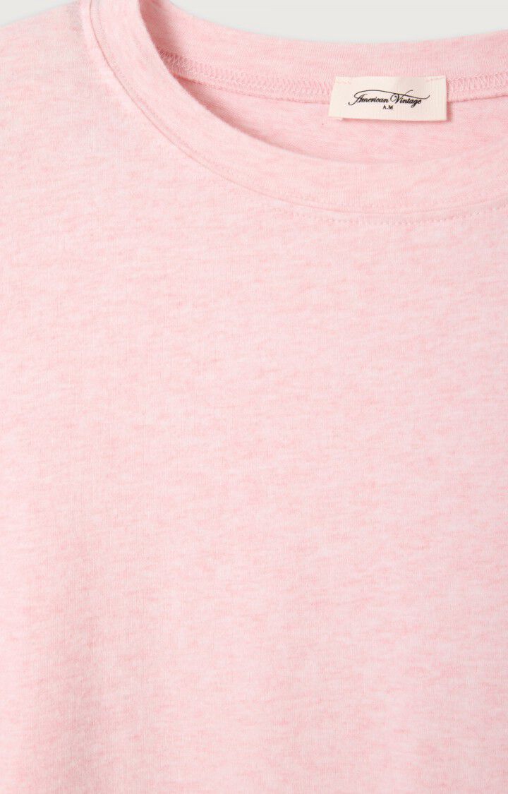 American Vintage | Oversized Boat Neck T-Shirt - Peach Skin Cotton