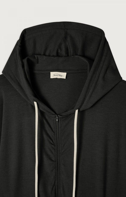 Women's Jacket Peachskin-Effect Fabric - Carbone-Chine