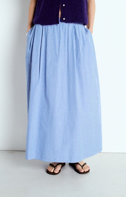 Skirt Zat13a Rayures-Aqua