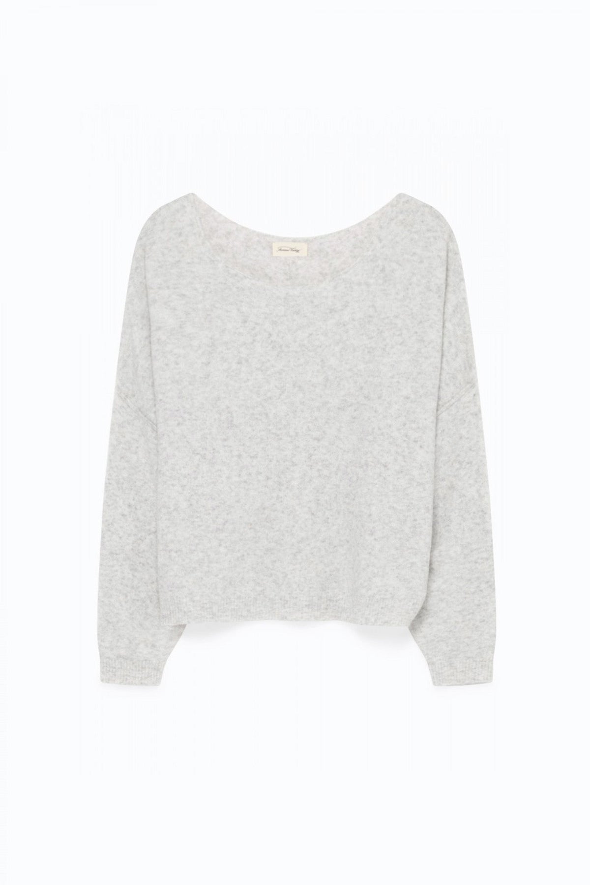 American Vintage | Oversized Knit Pullover - Heather Grey
