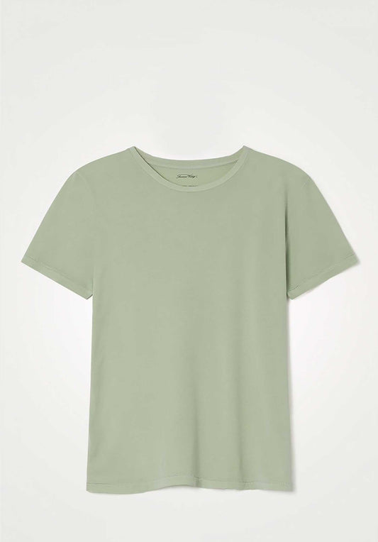 American Vintage | Organic Cotton Swing T-Shirt - Almond Green Vert-Amande