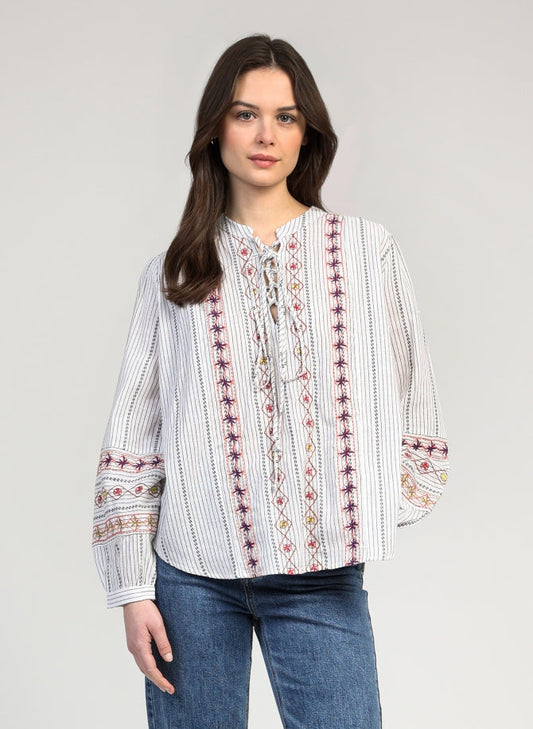 Blouse 48-20559-w Suvila Rayure