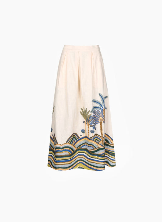Skirt 48-04269-w Raromy Palmyre-Bleu