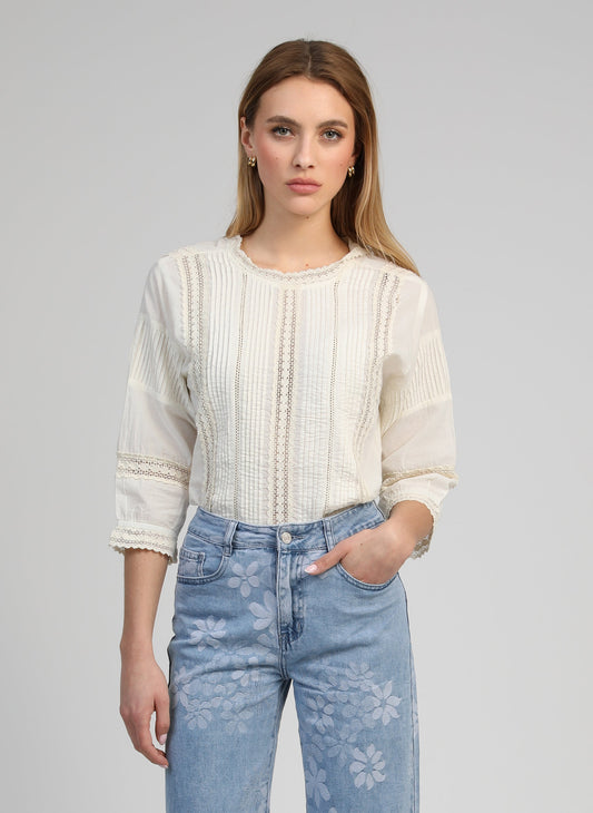 Blouse Samilou Ecru