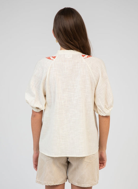 Blouse 48-28585-w Siamany Ecru
