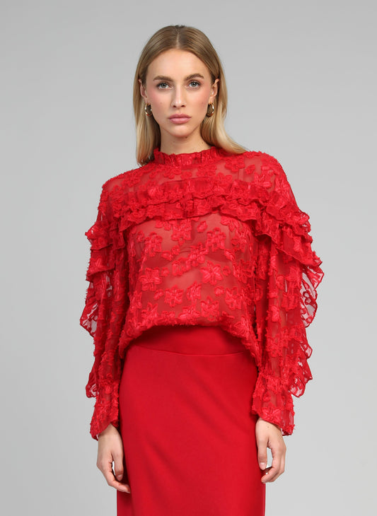 Blouse Soely Rouge