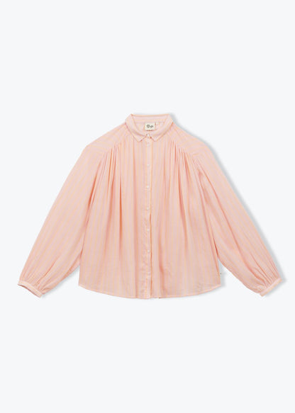 Blouse Rayures Fluo Shi Rose-13